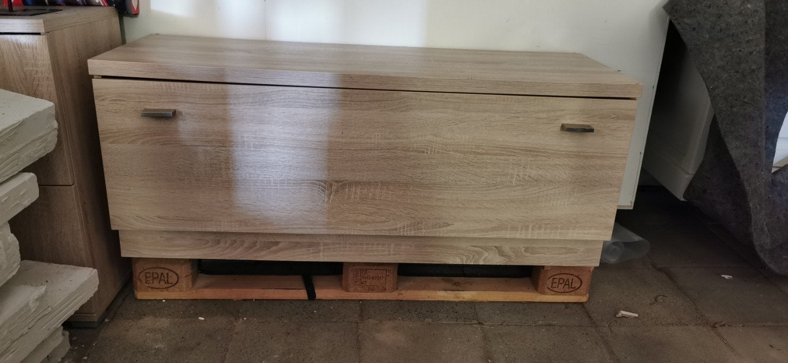 TV meubel en salontafel, Ophalen, 100 tot 150 cm, Zo goed als nieuw, Minder dan 100 cm