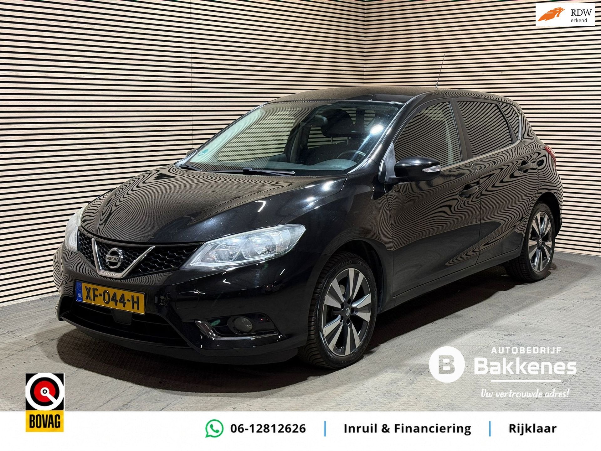 Nissan Pulsar 1.2 DIG-T Connect | Airco | Cruise | Camera |, Auto's, Euro 5, Stof, Gebruikt, 4 cilinders