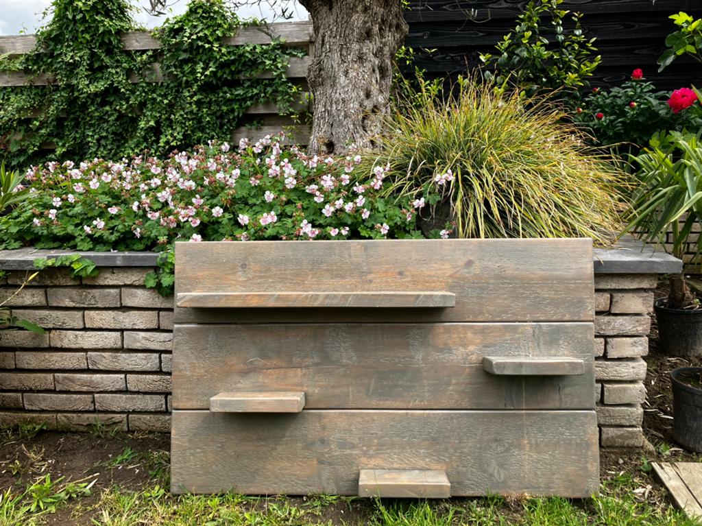 Houten wandbord, Ophalen of Verzenden, Zo goed als nieuw, Hout