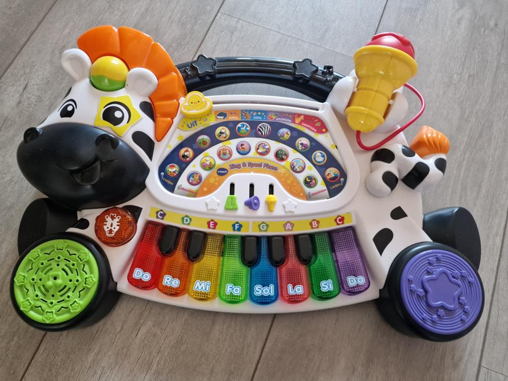 Vtech speel en zing piano., Kinderen en Baby's, Speelgoed | Vtech, Ophalen of Verzenden, Zo goed als nieuw