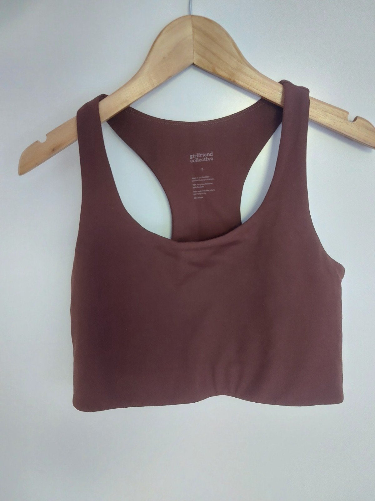 Girlfriend Collective sustainable sports bra (S), Ophalen, Zo goed als nieuw, Maat 36 (S), Girlfriend Collective