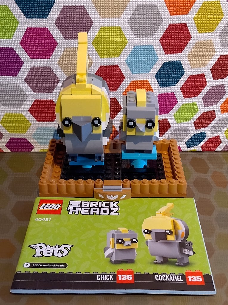 LEGO 40481 BRICKHEADZ 135 | 136 Cockatiel and Chick, Kinderen en Baby's, Speelgoed | Duplo en Lego, Compleet, BrickHeadz, Lego