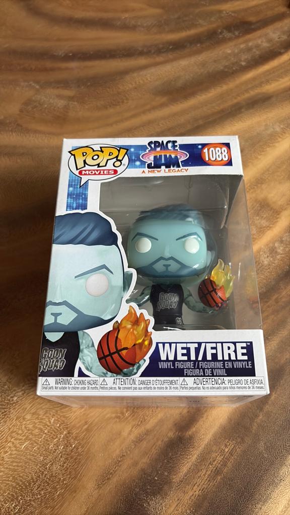 Funko pop Spacejam Wet/fire, Ophalen of Verzenden, Zo goed als nieuw