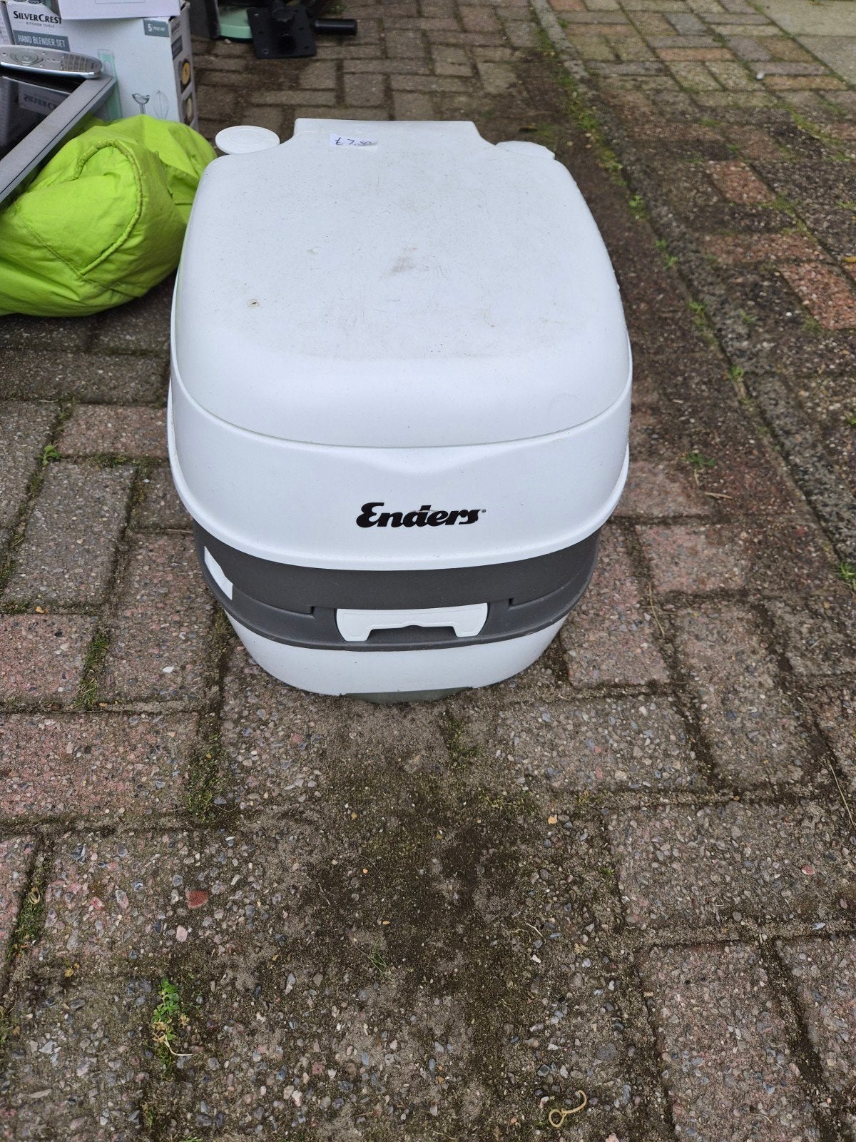 Endeers draagbaar campingtoilet, Caravans en Kamperen, Ophalen, Gebruikt