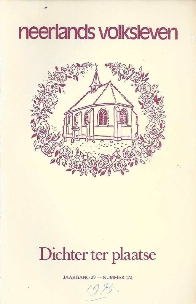 Neerlands Volksleven - Dichter ter plaatse - 1979 Nr. 1/2, Boeken, Ophalen of Verzenden, Gelezen
