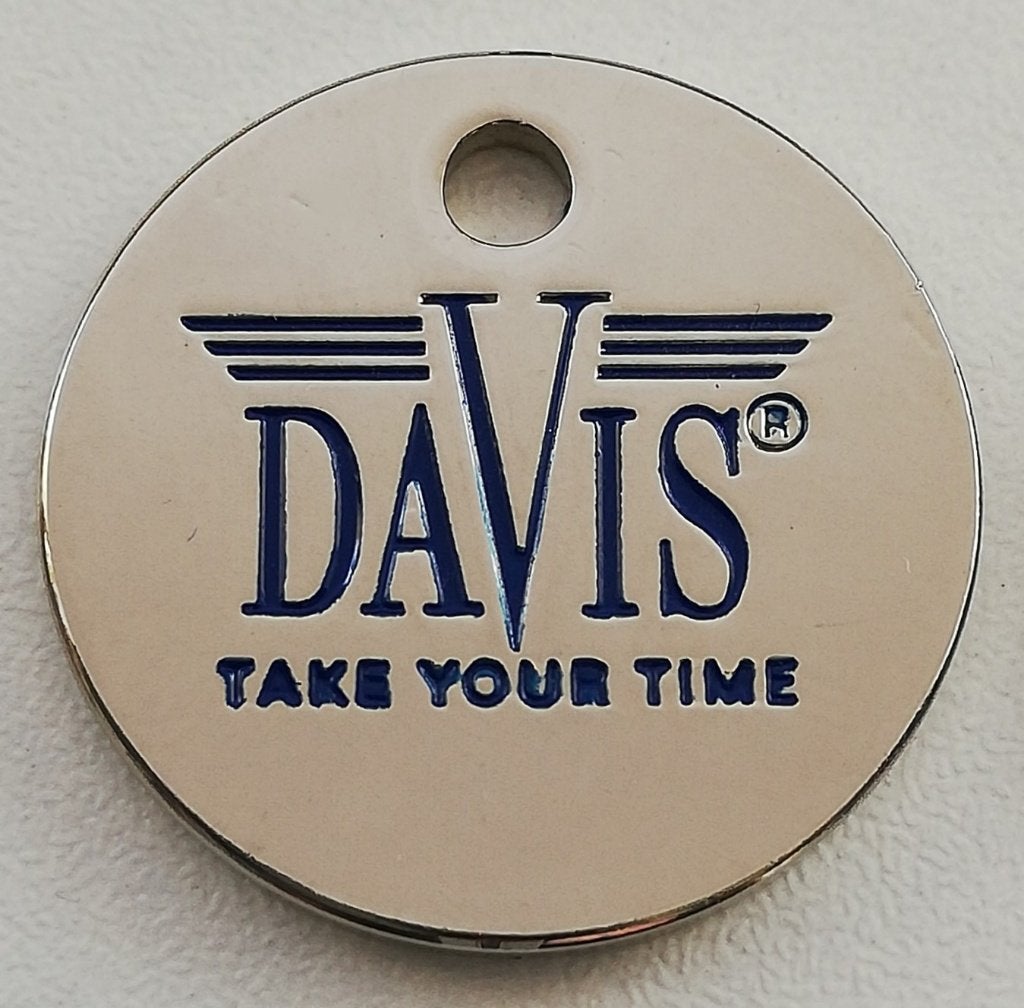 Winkelwagenmuntje Davis horloges Weesp, Verzamelen, Winkelwagenmuntjes, Ophalen of Verzenden