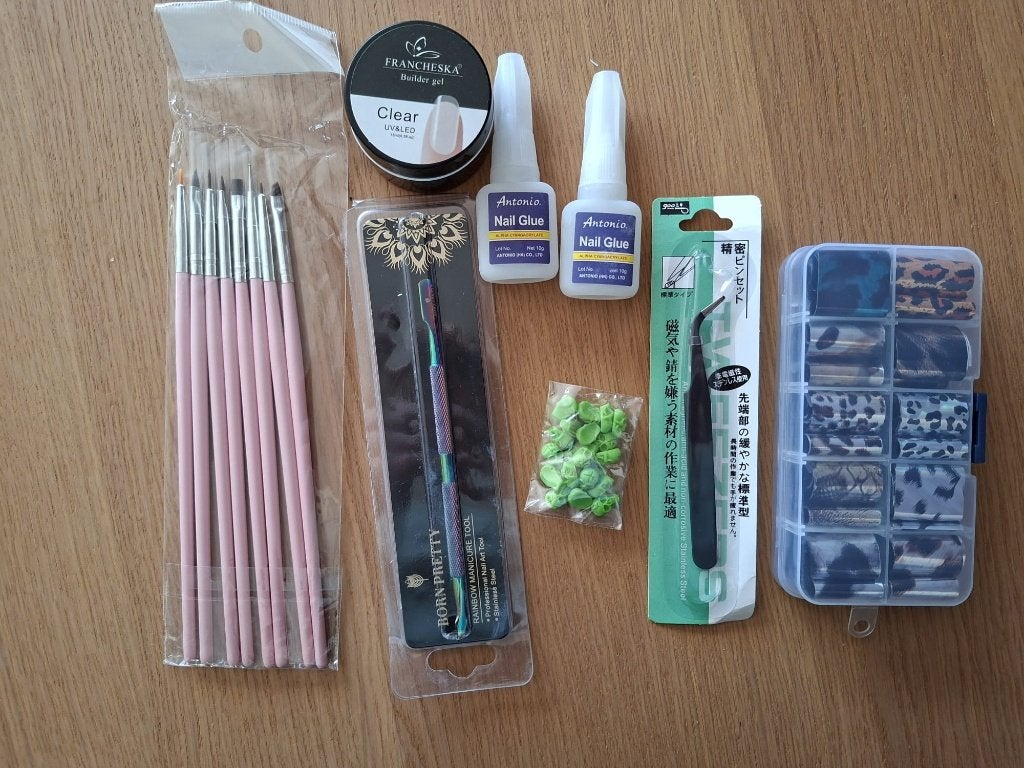Verschillende spullen voor nepnagels, Overige kleuren, Ophalen of Verzenden, Zo goed als nieuw, Handen en Nagels