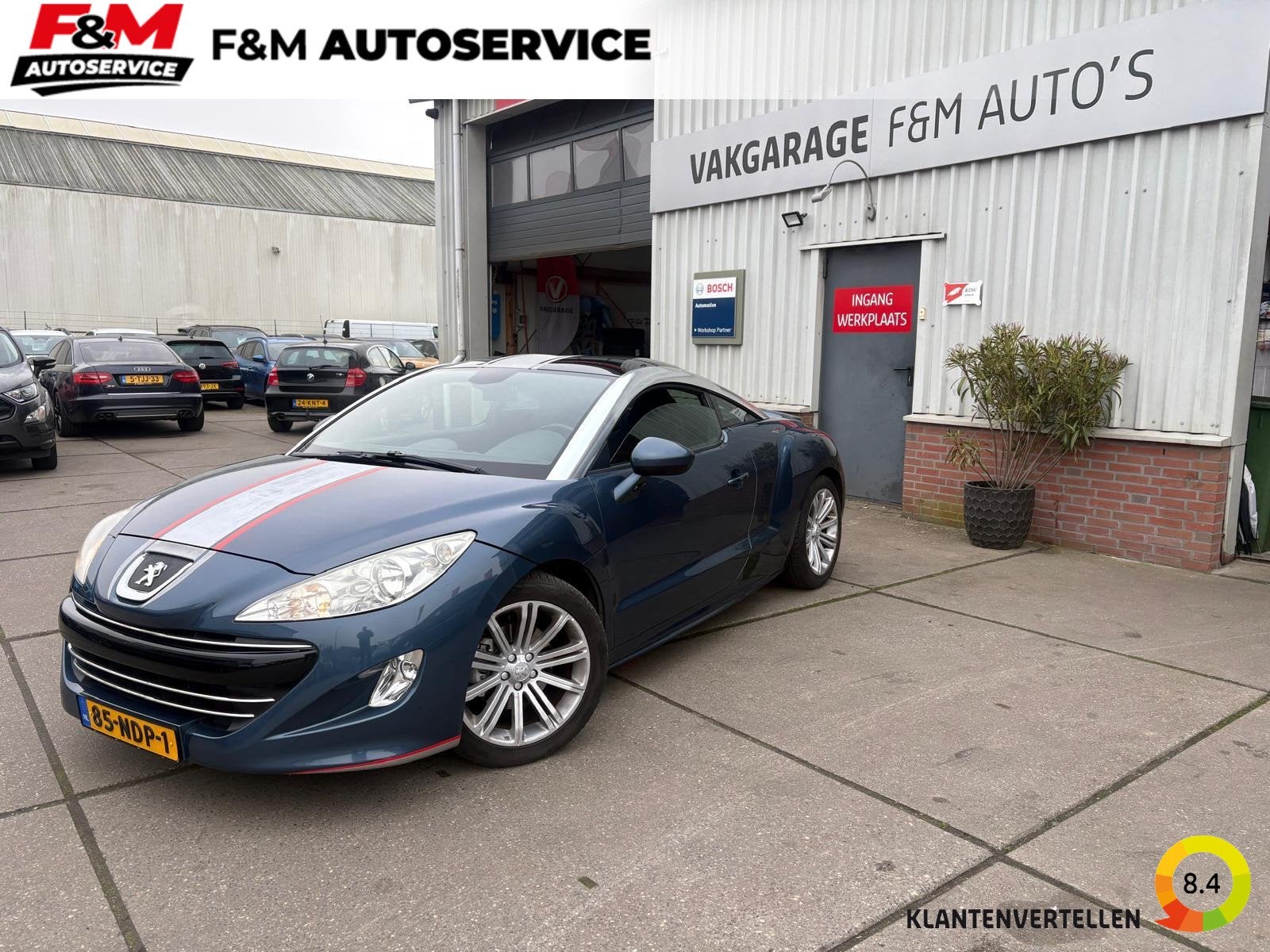 Peugeot RCZ 1.6 THP Clima, radio, cruise, pdc achter, Voorwielaandrijving, Euro 5, Gebruikt, Parkeersensor