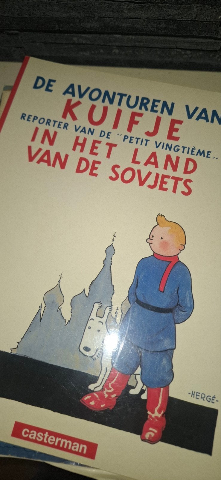 Kuifje: In het Land van de Sovjets - Zwart-wit editie, Eén stripboek, Ophalen of Verzenden, Gelezen, Hergé