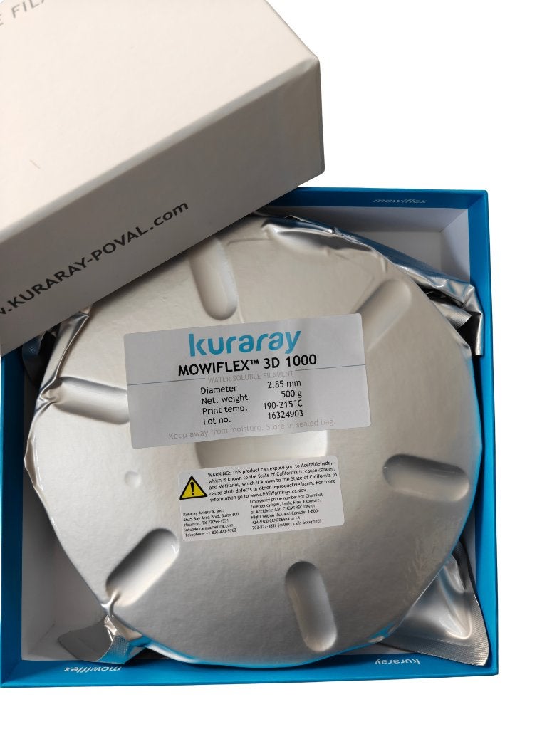 10 stuks - Kuraray Mowiflex 2.85mm 500gr filament oplosbaar, Computers en Software, Ophalen of Verzenden, Nieuw, Filamentrollen