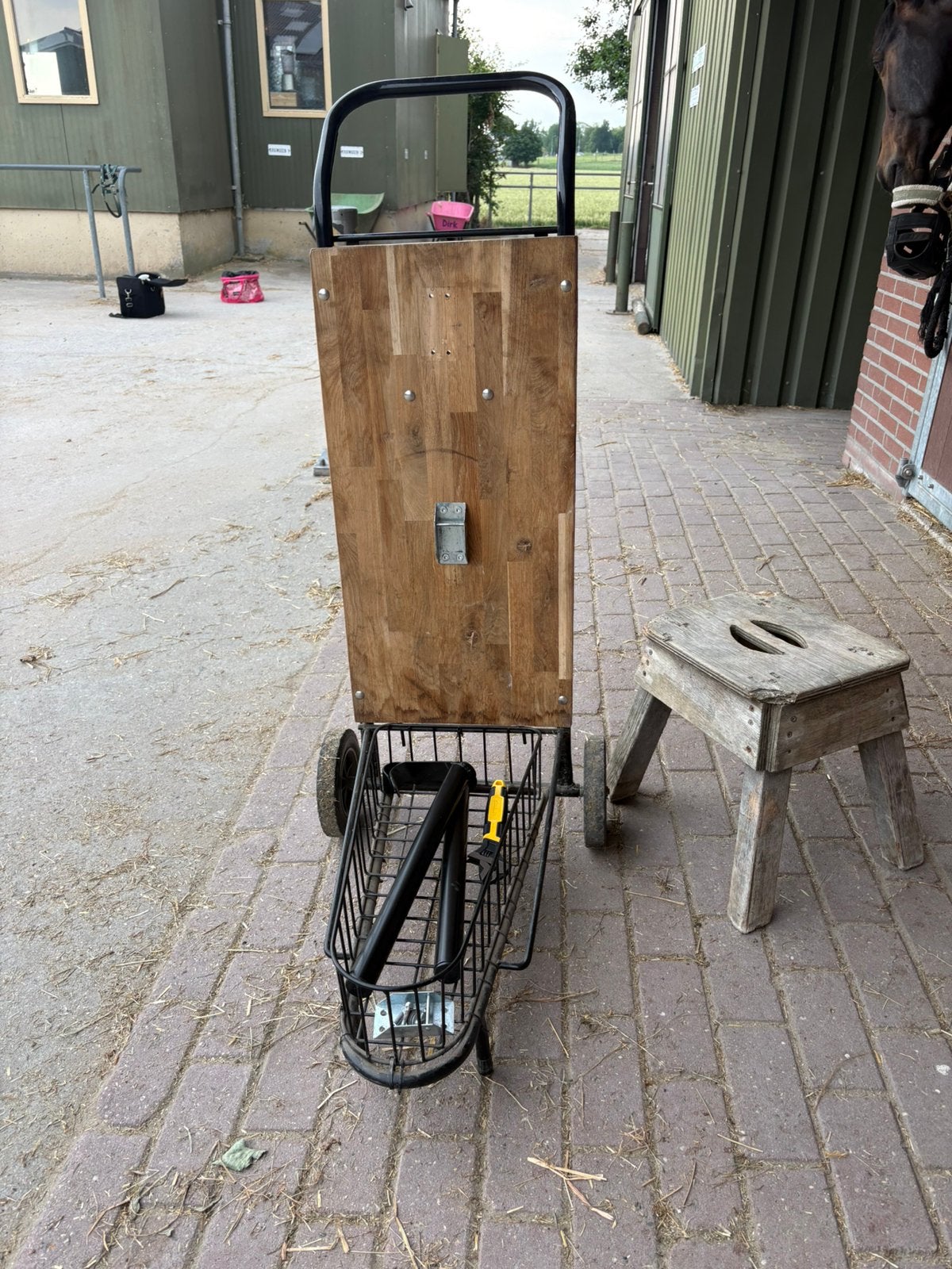 Zadelkar / zadelwagen, Dieren en Toebehoren, Ophalen, Gebruikt, Overige disciplines