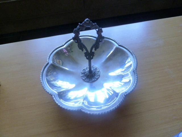 Verzilverde Tjechische Snoepschaal, Ophalen of Verzenden