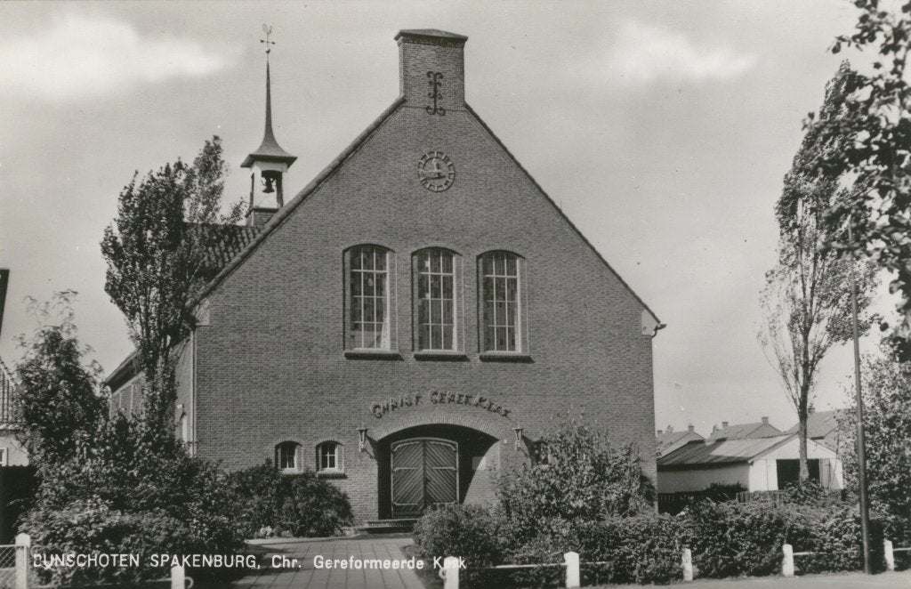 Bunschoten – Spakenburg  Chr.Gereformeerde Kerk, Verzenden, 1940 tot 1960, Ongelopen, Utrecht