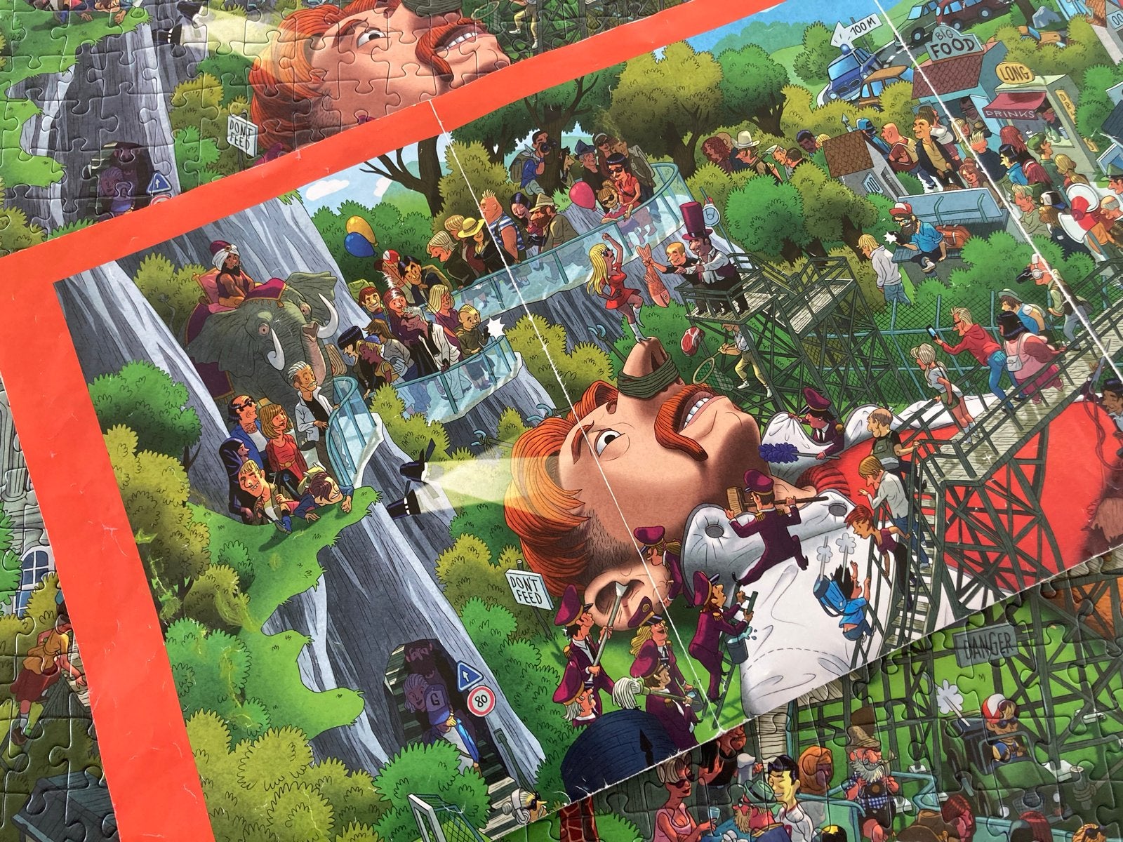 Heye Oesterle Gulliver Legpuzzel 1000 Stukjes, Ophalen of Verzenden, 500 t/m 1500 stukjes, Gebruikt, Legpuzzel