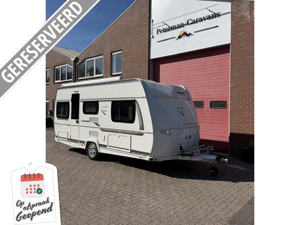 Fendt Bianco Selection 465 TG Incl. Mover en Luifel, Caravans en Kamperen, Bedrijf, Treinzit, Fendt, Fietsenrek
