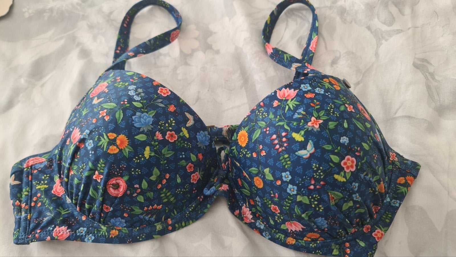 nieuwe bikini top Pip Studio Amsterdam 90C blauw bloemetjes, Kleding | Dames, Blauw, Nieuw, Ophalen of Verzenden, Pip Studio