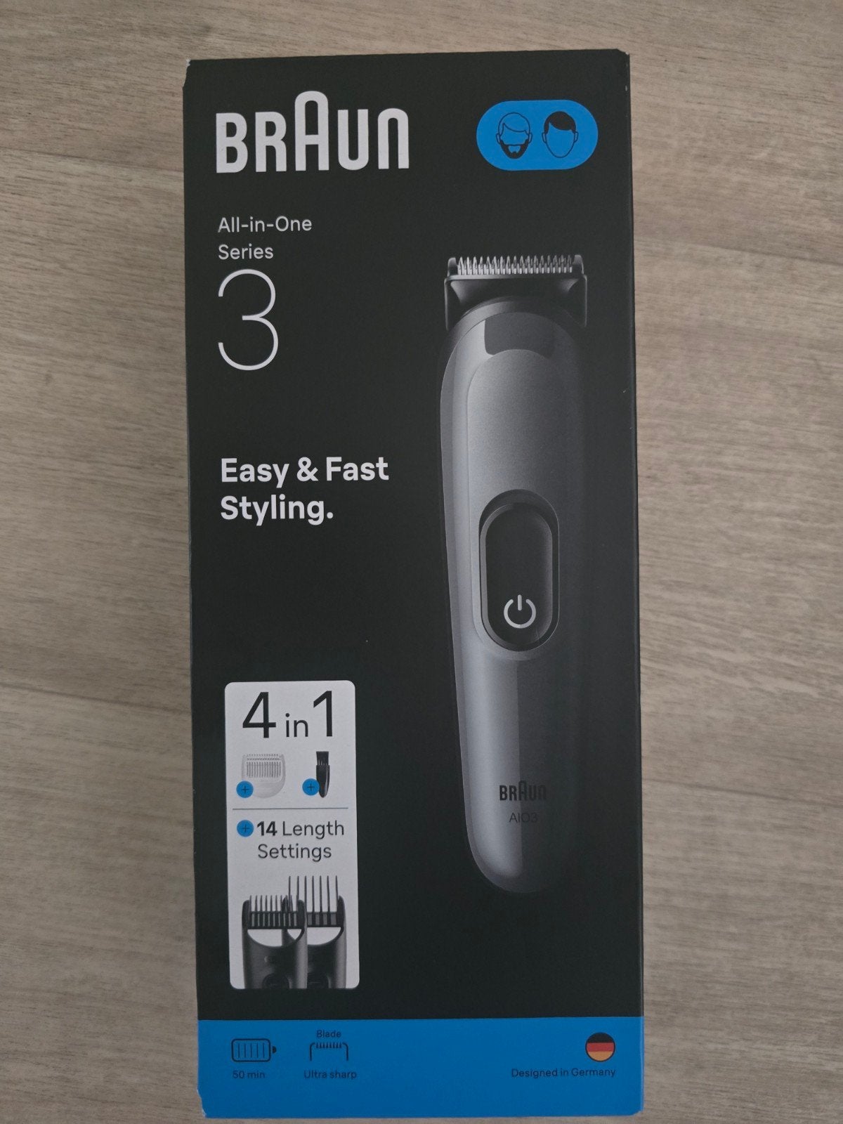 Braun All-in-One Series 3 Trimmer - 4-in-1 Styling, Witgoed en Apparatuur, Persoonlijke-verzorgingsapparatuur, Ophalen of Verzenden