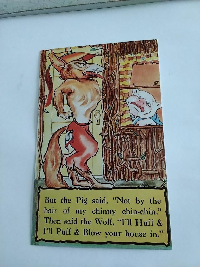 THE STORY OF THREE LITTLE PIGS. 1959, Verzamelen, Ophalen of Verzenden, 1940 tot 1960, Sterren en Beroemdheden
