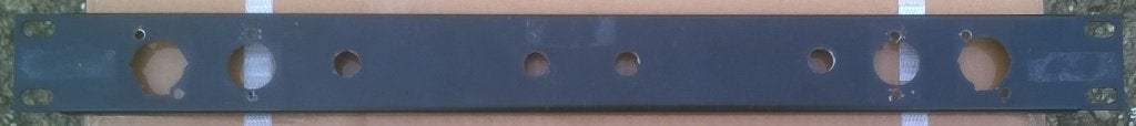 Paneel 19 inch voor 4x XLR en 4x jack, Gebruikt, Nb, Nb, Nb