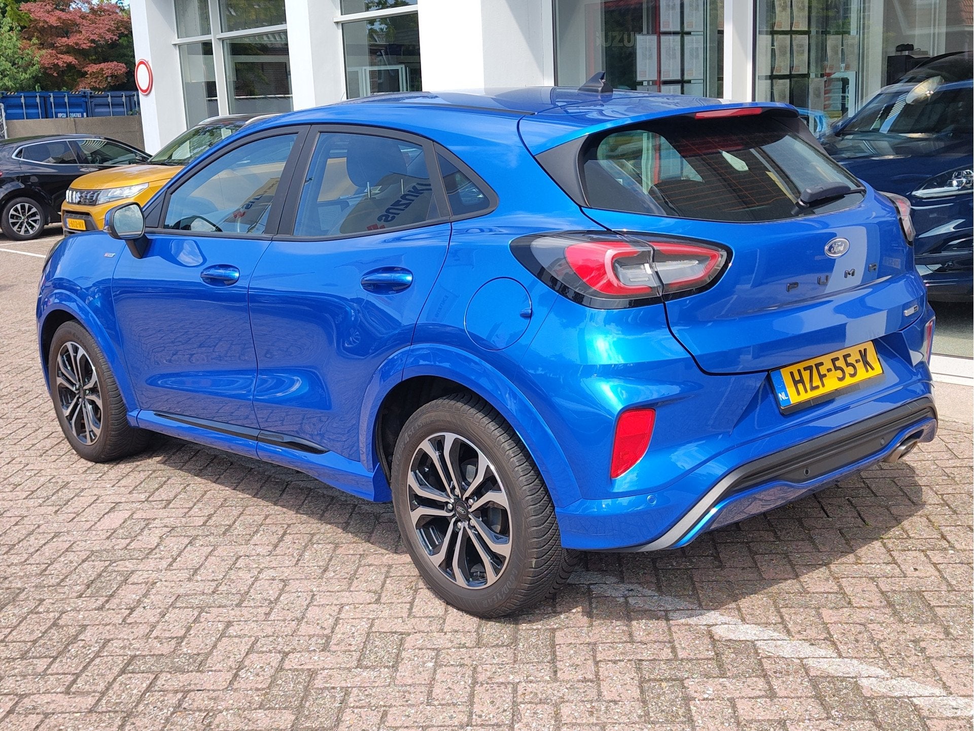Ford Puma 1.0 ECOBOOST HYBRID ST-LINE Airco | Stoelverwarmin, 12 maanden, Blauw, Bedrijf, Handgeschakeld