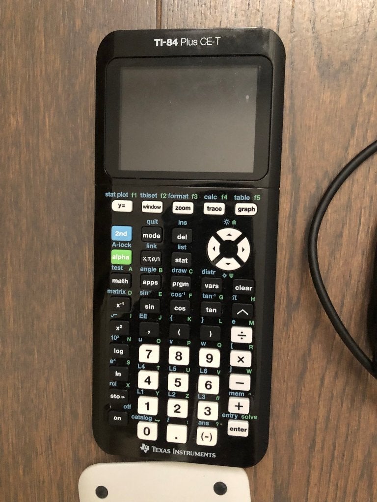 Texas Instruments TI-84 Plus CE-T Grafische Rekenmachine, Ophalen of Verzenden, Grafische rekenmachine, Zo goed als nieuw