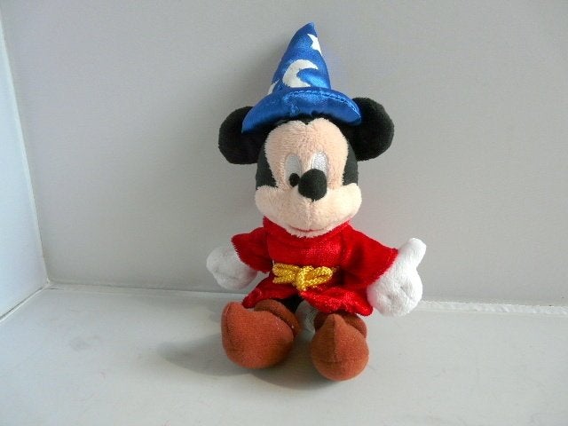 Mickey Mouse sleutelhanger (21 cm) e.a. = foto's, Ophalen of Verzenden, Mickey Mouse, Zo goed als nieuw, Beeldje of Figuurtje
