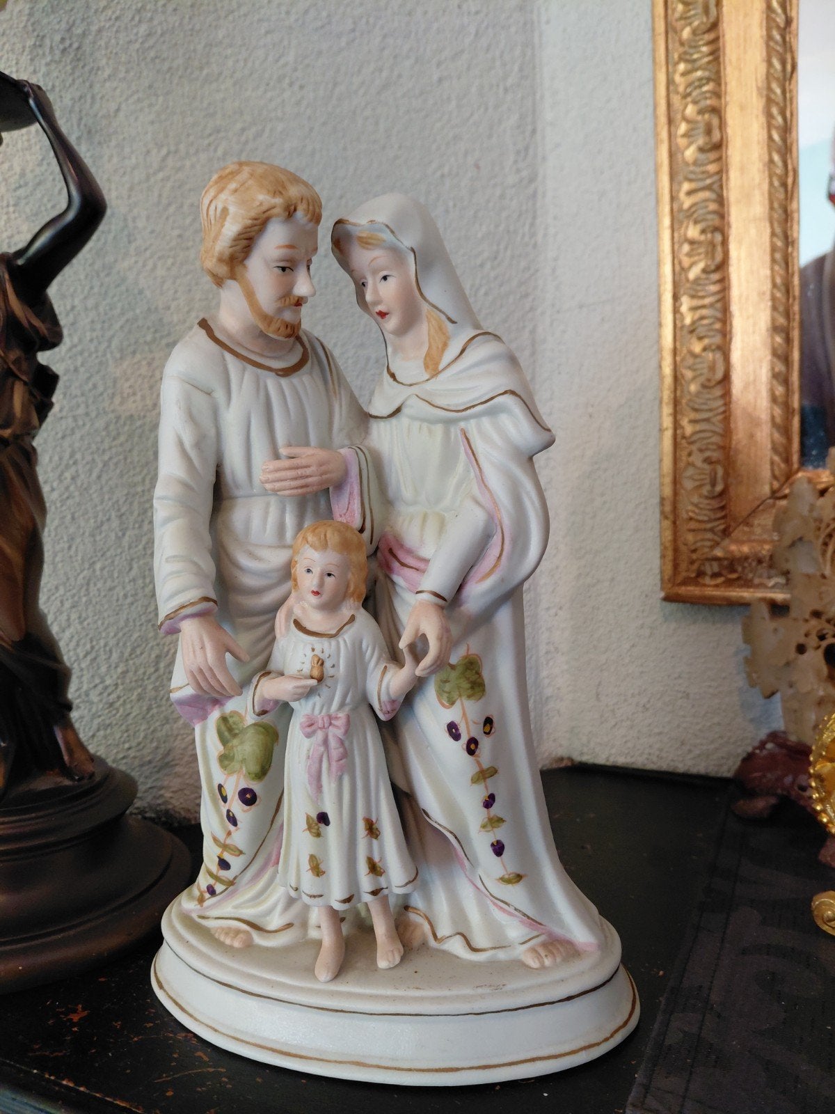 Bisque Porseleinen de heilige familie, Antiek en Kunst, Ophalen of Verzenden