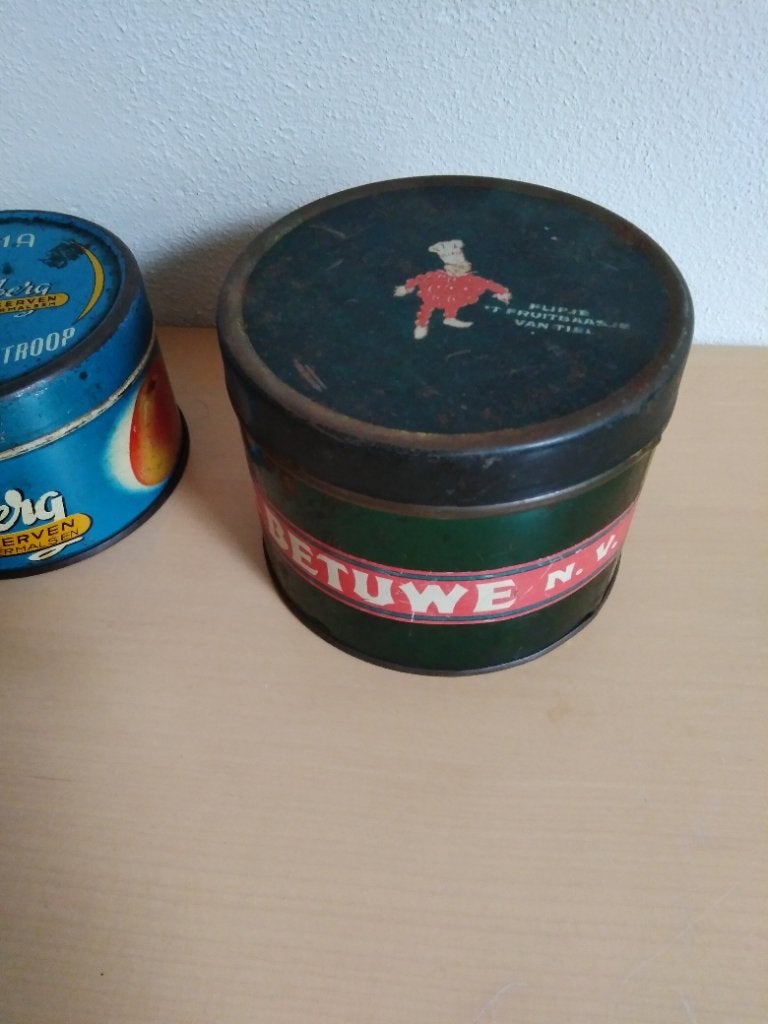 Oude jam blikken (Flipje), Ophalen of Verzenden, Gebruikt, Overige, Overige merken