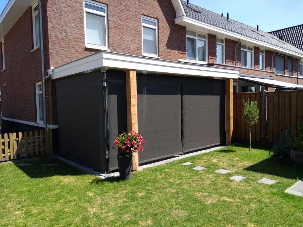 Schaduwdoek op rol 1x 3.5m breed, Ophalen, Zo goed als nieuw, 250 cm tot 450 cm, 300 cm of meer