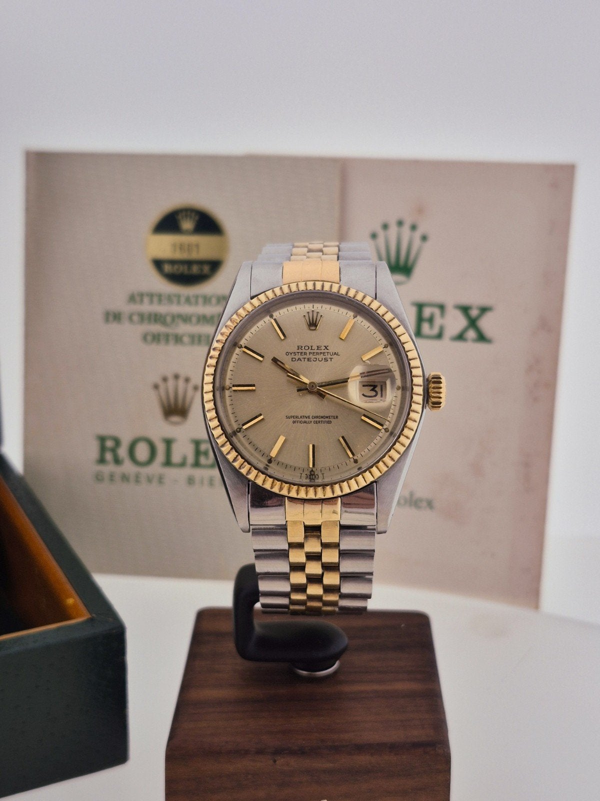 Rolex Datejust 1601 | full set | 1975, Staal, Rolex, Ophalen of Verzenden, Zo goed als nieuw