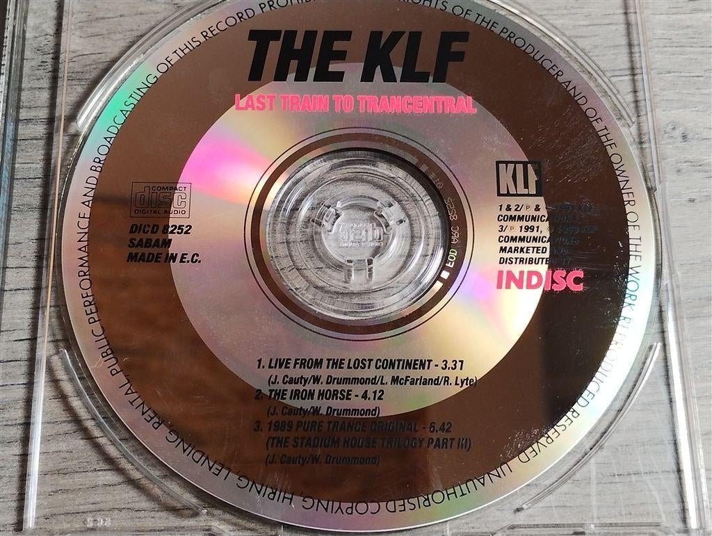The KLF ‎– Last Train To Trancentral [CD Single], Ophalen of Verzenden, Zo goed als nieuw, Pop