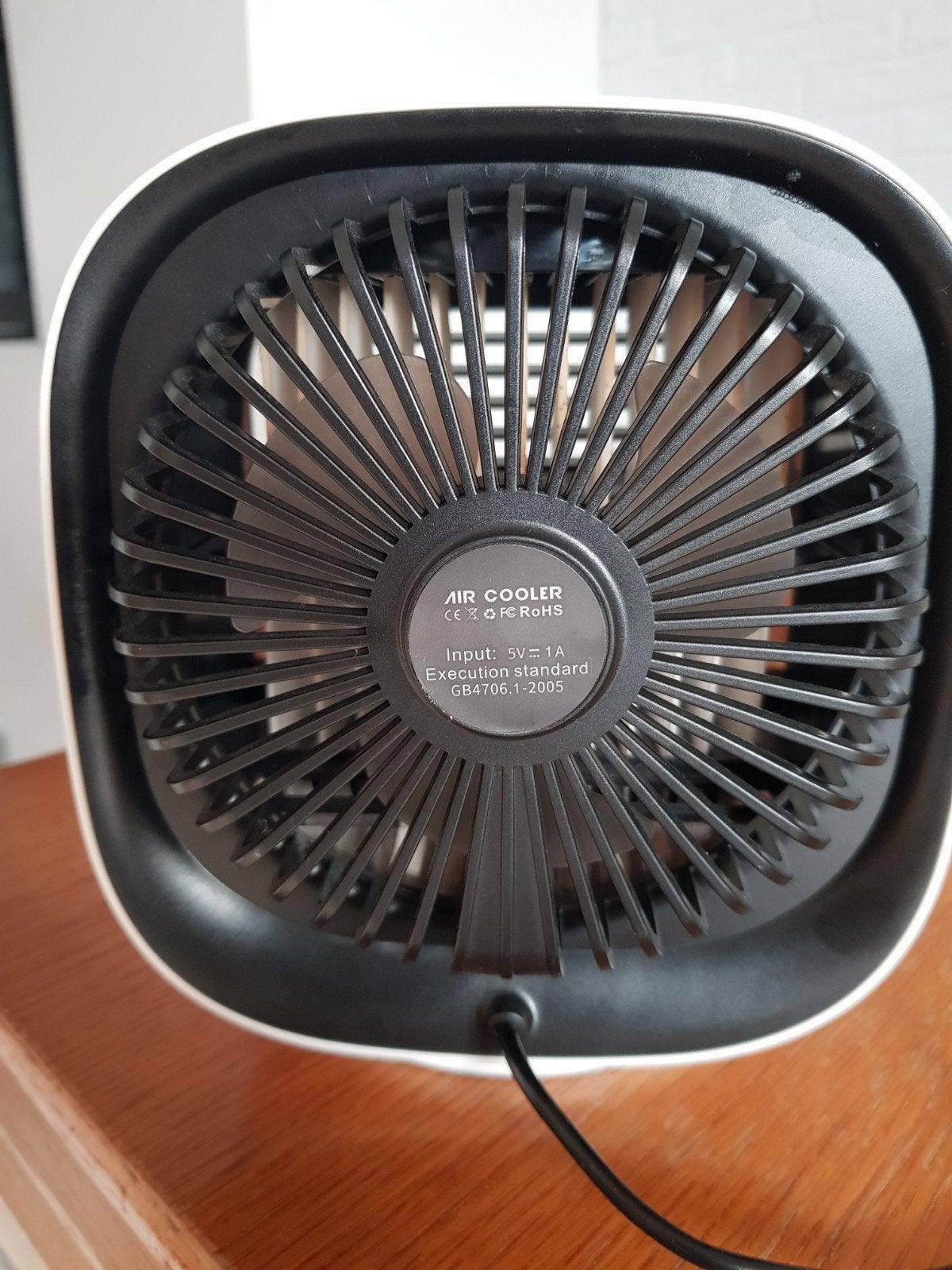 Compacte Mobiele Air Cooler - Draagbare Ventilator, Ophalen, Tafel- of Grondventilator, Minder dan 60 m³, Ventileren