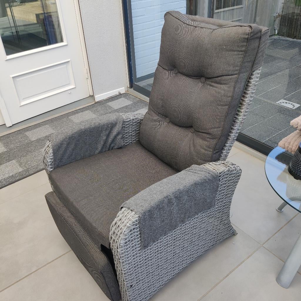Relaxstoelen tuin, Ophalen, Gebruikt, Rotan, Verstelbaar