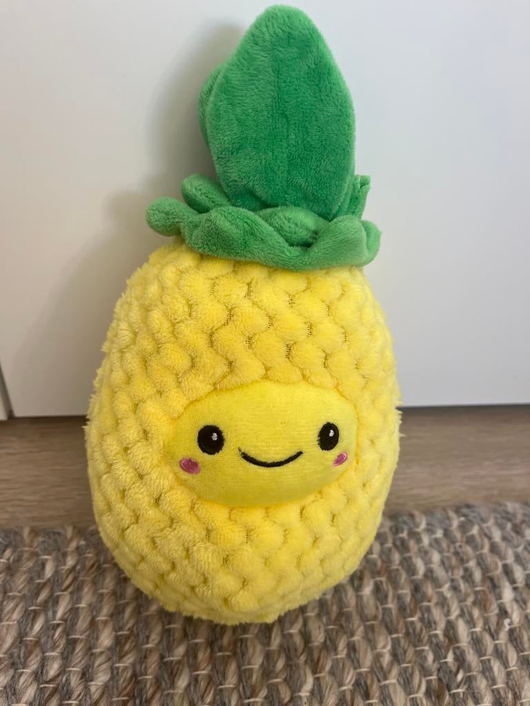 Leuke Jafri Toys Ananas Knuffel - Zo goed als nieuw, Overige merken, Geel, Overige typen, Ophalen of Verzenden
