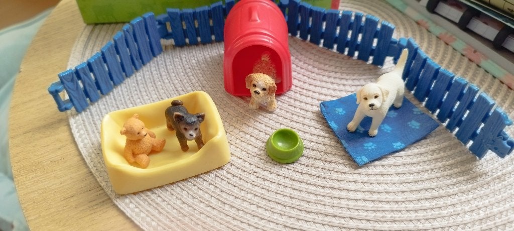 Schleich 42480  Puppyset, Ophalen, Zo goed als nieuw