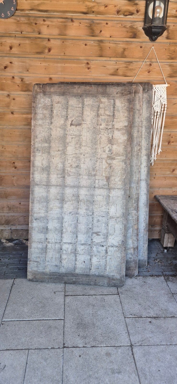 3 Steenschotten 75x150 cm - Droog en Heel, Ophalen, Gebruikt, Hout, Overige typen