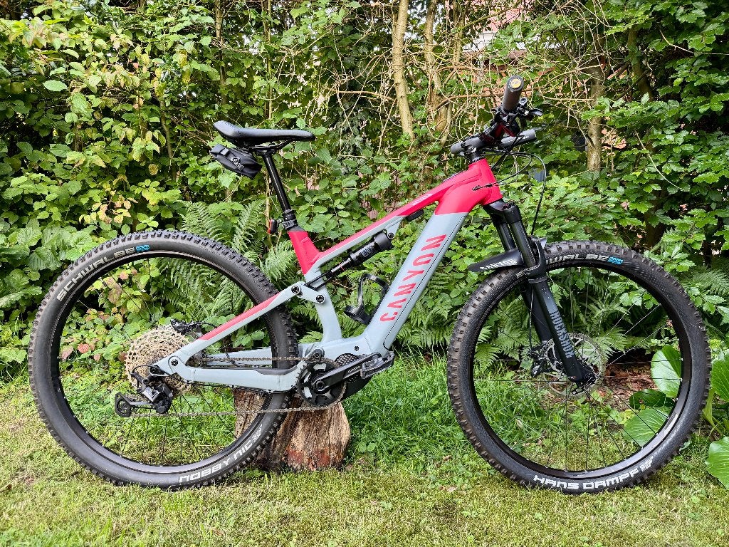 Canyon Neuron:ON 8 E-MTB maat M, slechts 1.539 km - z.g.a.n., Fietsen en Brommers, Elektrische fietsen, Zo goed als nieuw, Minder dan 47 cm