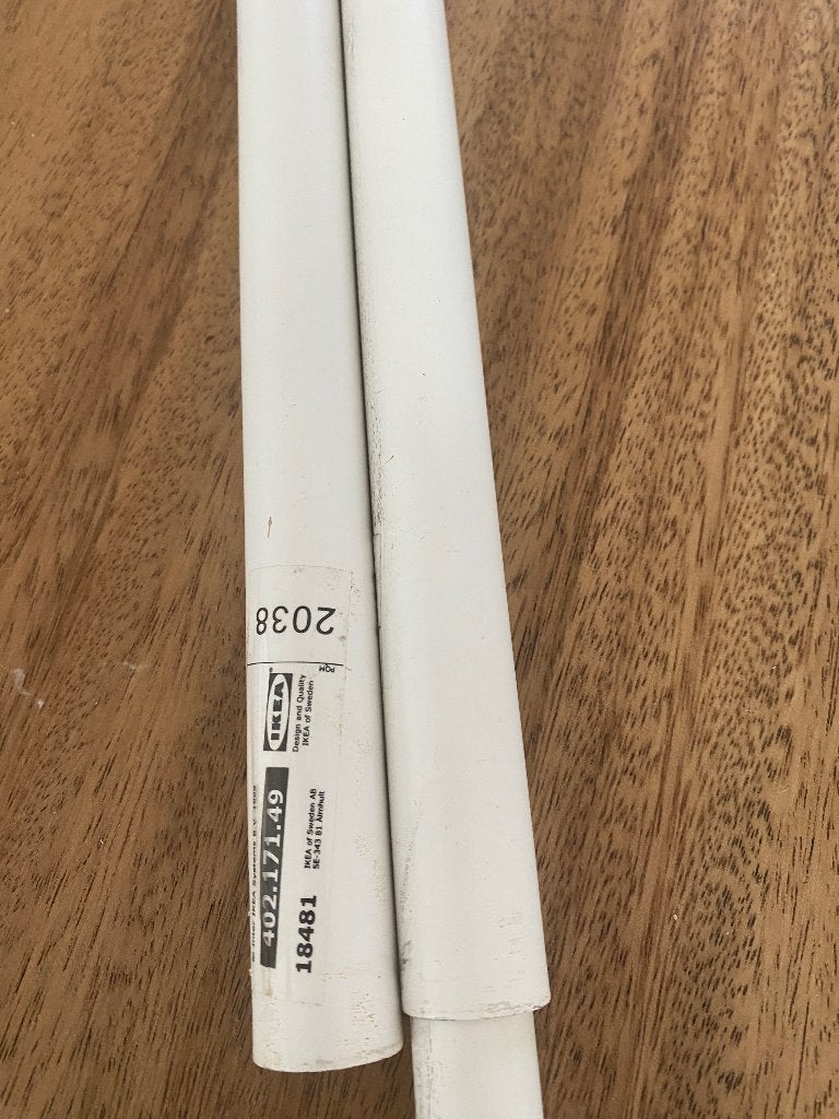 Gordijn roede 2x, Huis en Inrichting, Stoffering | Gordijnen en Lamellen, Ophalen, Gebruikt, 200 cm of meer, 200 cm of meer