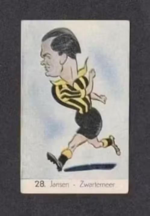 Voetbalplaatje Jansen Zwartemeer Klazienaveen 1949 (28)., Verzamelen, Ophalen of Verzenden, Zo goed als nieuw