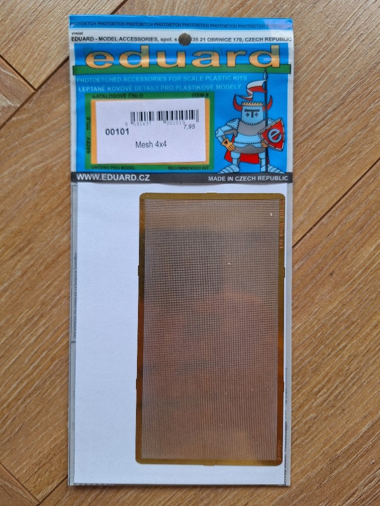 1:72 1/72 Eduard Mesh 4x4 (Sealed), Overige merken, Ophalen of Verzenden, Zo goed als nieuw, Tank