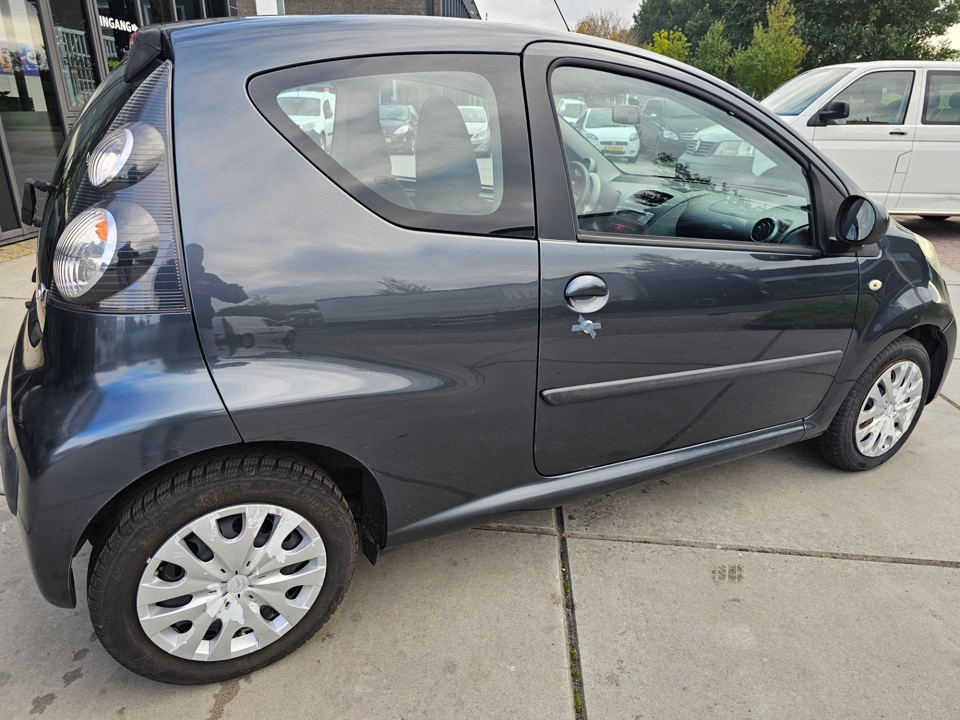Citroen C1 1.0-12V Ambiance - Electr Ramen - Stuurbekrachtig, Voorwielaandrijving, Stof, Gebruikt, Zwart