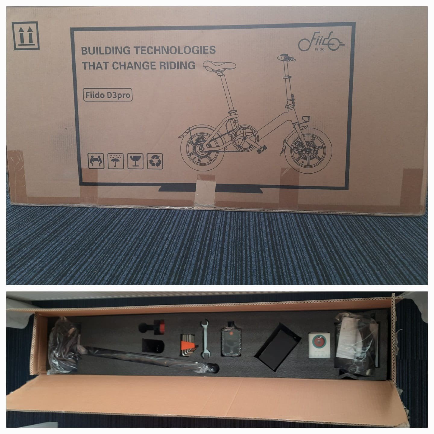 Fiido D3 Pro Mini elektrische vouwfiets – NIEUW – Zwart, Minder dan 47 cm, Ophalen of Verzenden, Nieuw, Overige merken