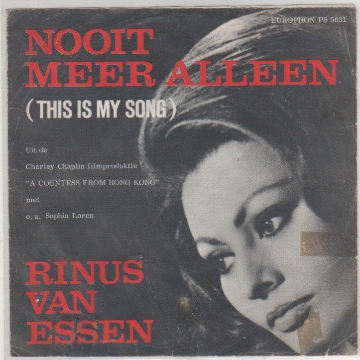 Rinus van Essen- Nooit meer Alleen (This is my song ), Cd's en Dvd's, Vinyl | Nederlandstalig, Verzenden, 7 inch, Zo goed als nieuw
