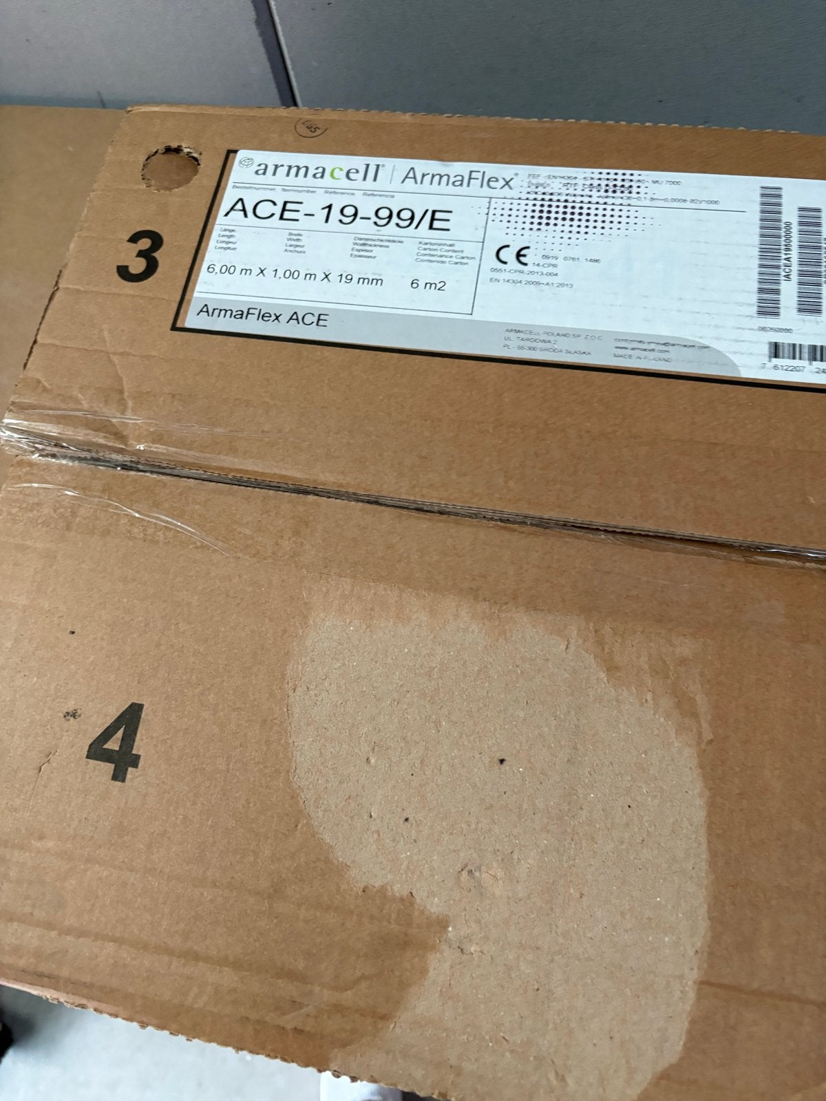 ArmaFlex ACE Isolatiemateriaal 6m² - 19mm dik, Doe-het-zelf en Verbouw, Isolatie en Afdichting, Overige materialen, Nieuw, 5 tot 10 m²
