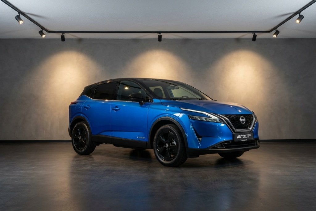 Nissan QASHQAI 1.5 ePower Black Edition 360 Camera l Keyless, Auto's, Gebruikt, 190 pk, Blauw, Bedrijf