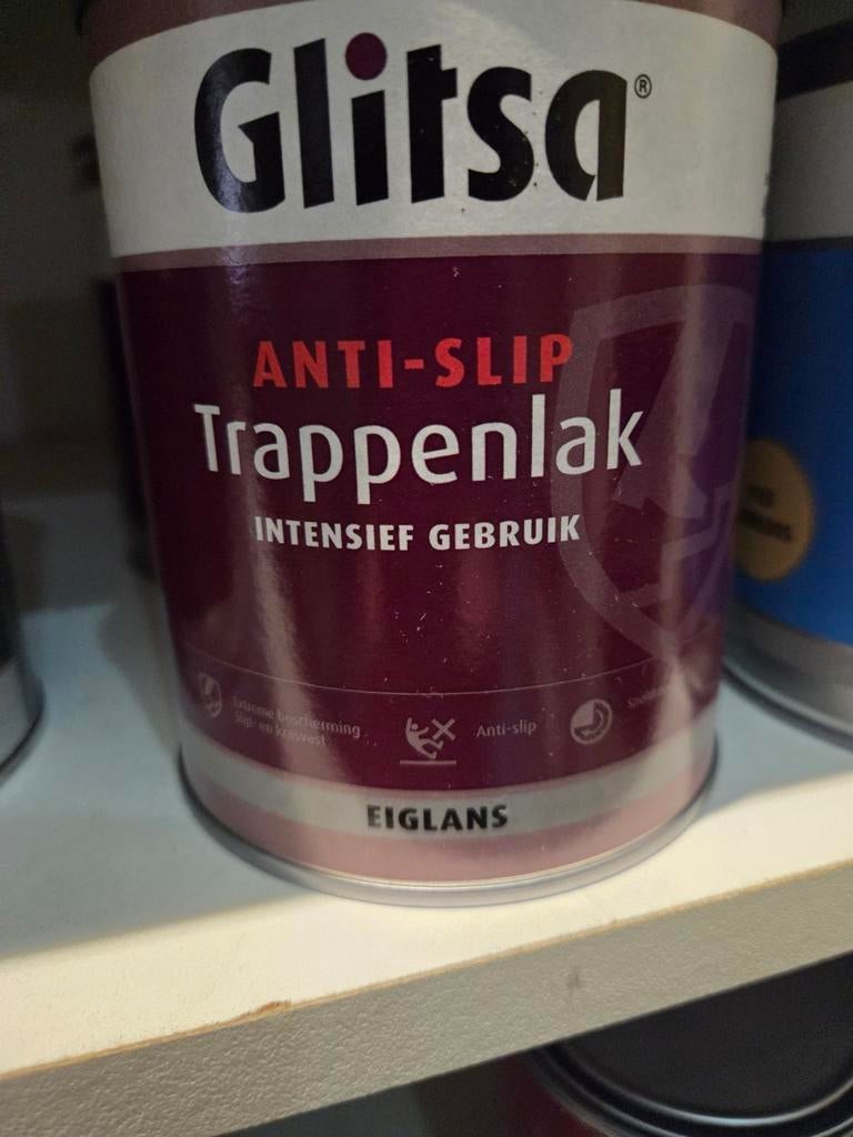 Glitsa trappenlak anti slip 20 euro, Ophalen of Verzenden, Nieuw, Wit