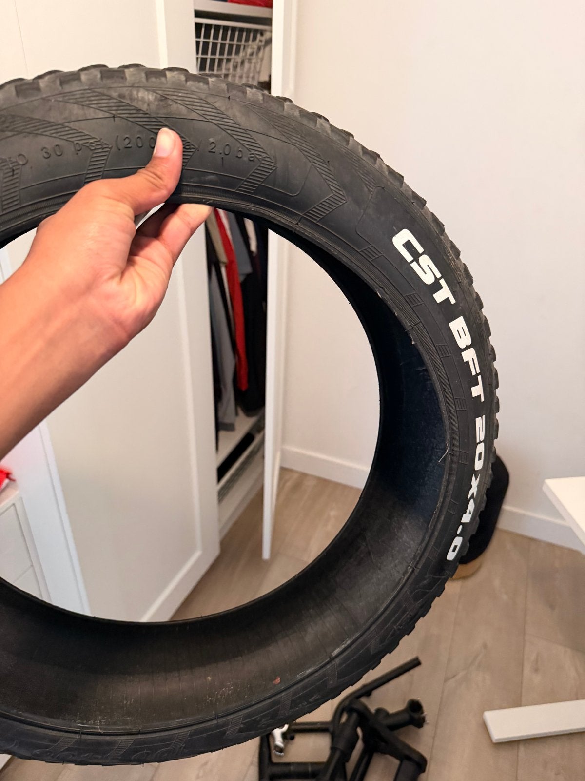 CST BFT Fatbike Buitenband 20x4.0, Band, Ophalen of Verzenden, Zo goed als nieuw, Fatbike