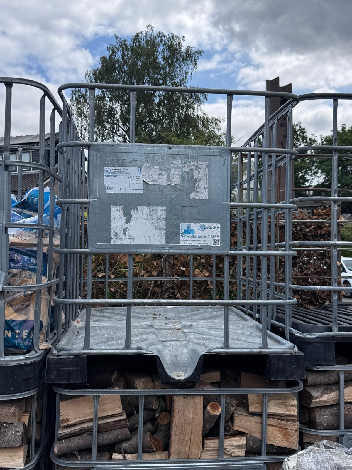 IBC-containers, Ophalen, 100 cm of meer, 60 cm of meer, 50 cm of meer