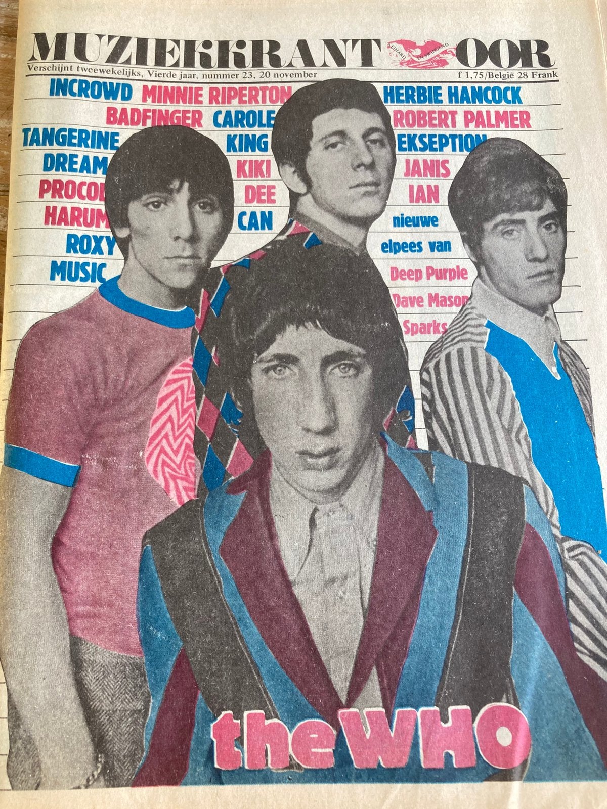Muziekkrant OOR 1974 Procol Harum EKSEPTION Badfinger BTO, Boeken, Ophalen of Verzenden, Gelezen, Muziek, Film of Tv