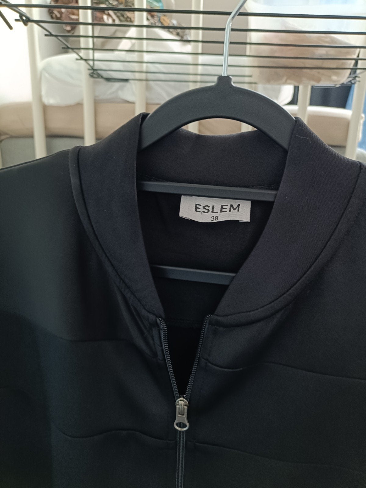 Eslem jurk/ jas zwart maat 44/46, Kleding | Dames, Eslem, Ophalen of Verzenden, Zo goed als nieuw, Jurk